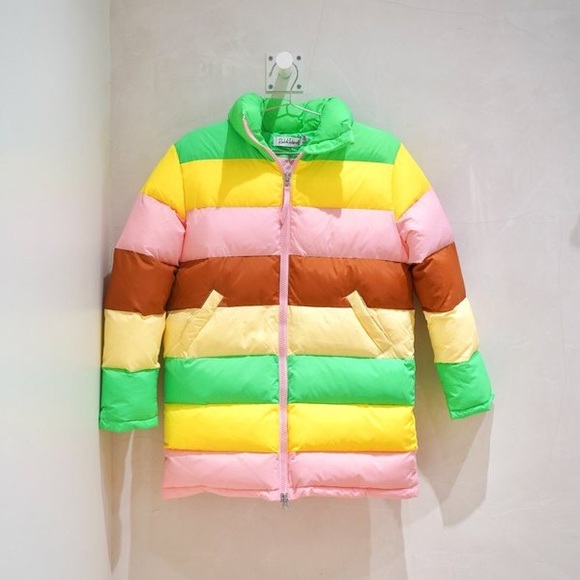Rachel Antonoff Jackets & Blazers - NWOT Anthropologie Rachel Antonoff Terry Puffer Striped Coat S Z502-1